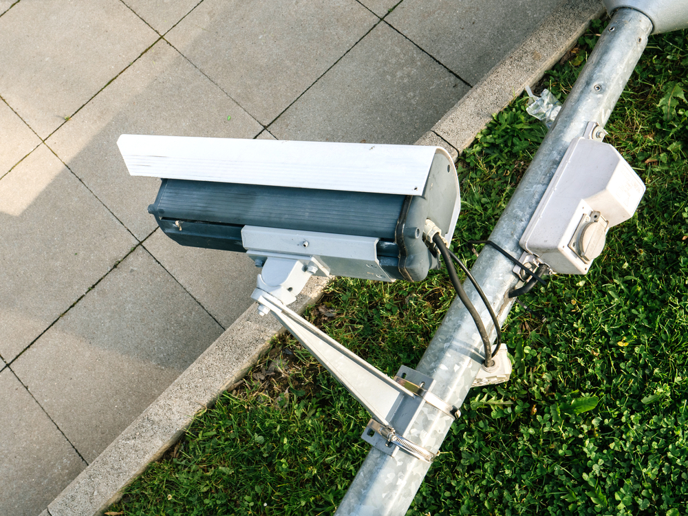 Caméra de surveillance en panne